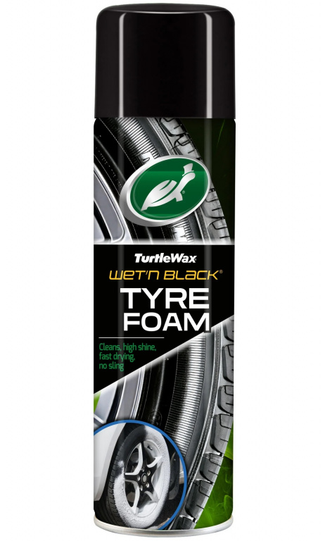 Turtle Wax Wet'N'Black Tyre Foam Spuma Luciu Anvelope 500ML TW FG53180