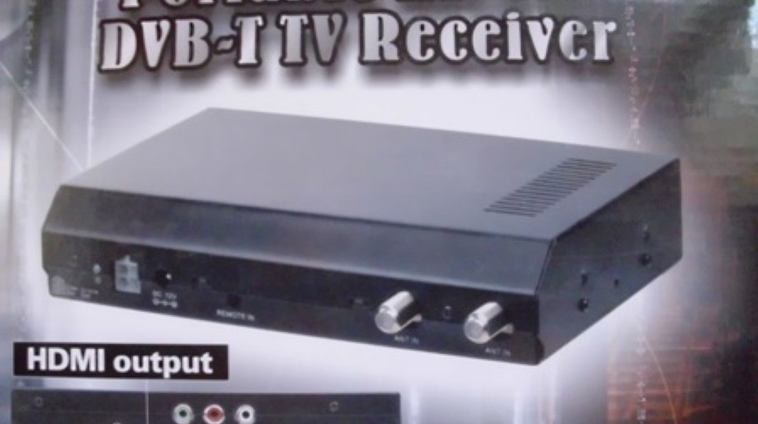 TV TUNER DIGITAL DVB-T HD MPEG 4 RECEPTIE IN MERS GARANTAT 150 KM H PRO TV SPORT RO
