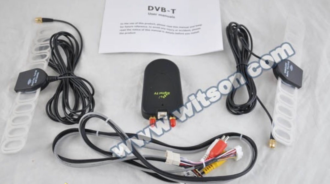 Tv Tuner Digital DVB T Hd WITSON DVB T 12 Controlabil Din Tuchscreen Si Comenzile Pe Volan Model 2013