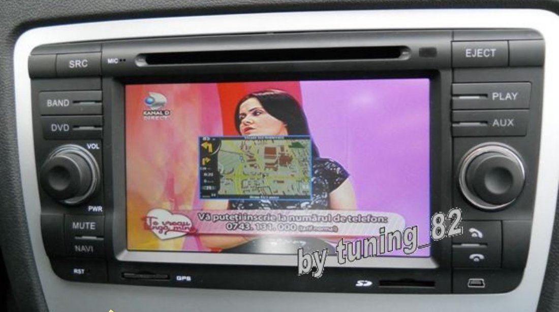Tv Tuner Digital DVB T Hd WITSON DVB T 12 Controlabil Din Tuchscreen Si Comenzile Pe Volan Model 2013