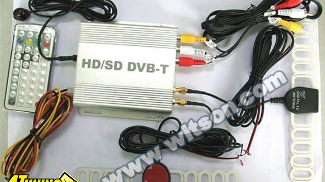 TV TUNER DIGITAL WITSON DVB-T HD POSTURI DIGITALE IN MERS PLAYER MP3 DIVX