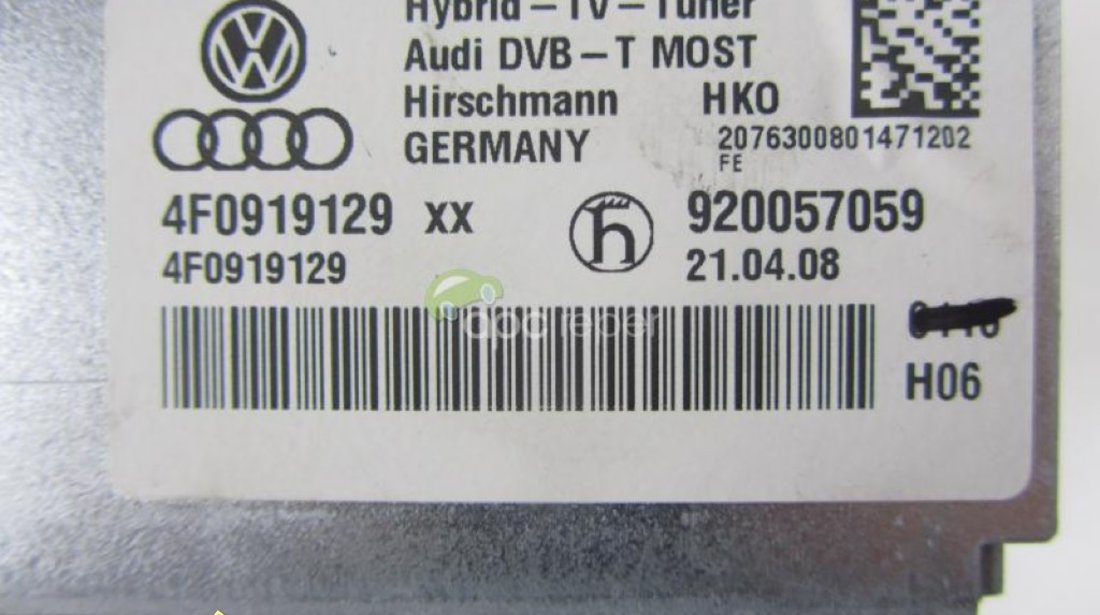 Tv Tunner Audi Original MMi 3G cod 4F0919129