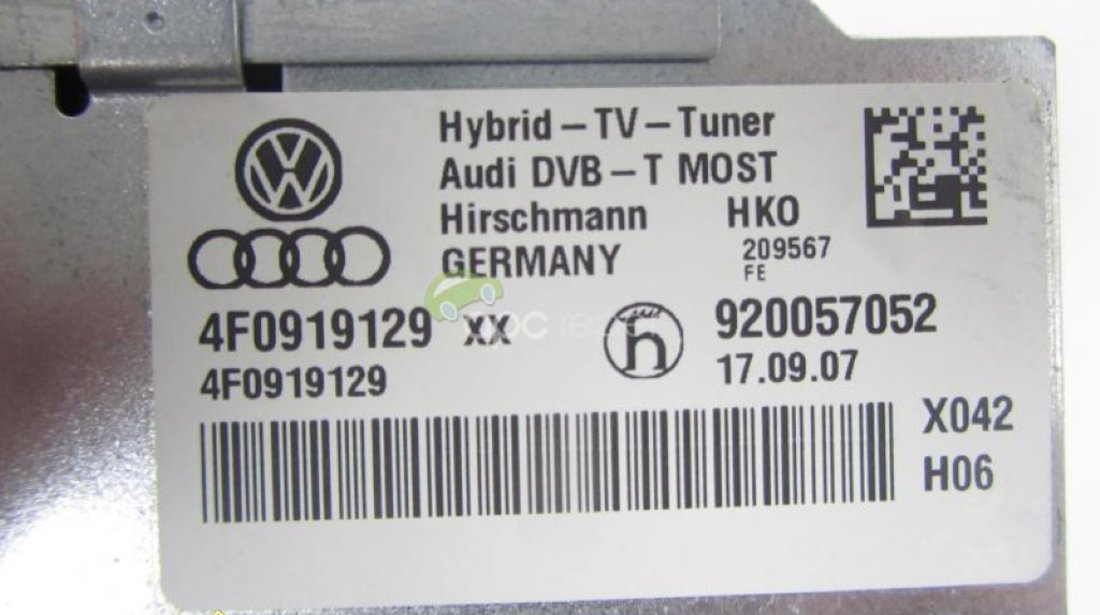 TV Tunner Original Audi A4 8k A5 A6 A7 Q5 Q7 A8 MMi 3G 4F0919129