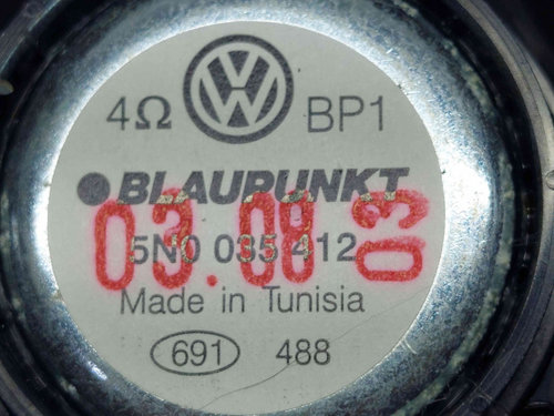 Tweeter dreapta Volkswagen Tiguan (5N) [Fabr 2007-2016] 5N0035412