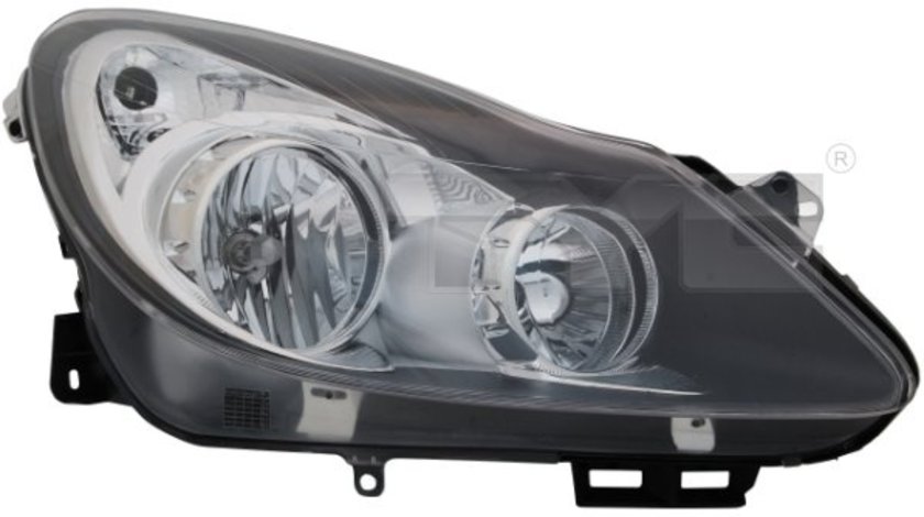 Tyc far dreapta negru opel corsa d