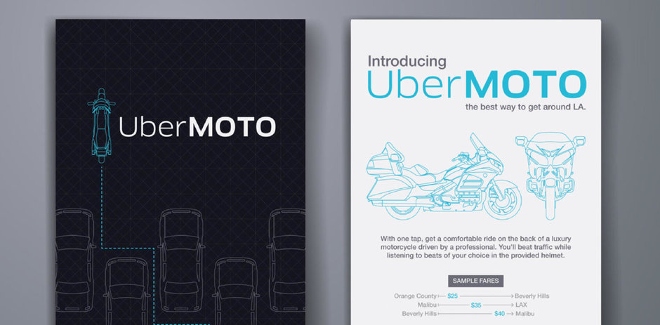 Uber lanseaza serviciul UberMoto: pasagerii pot alege de acum sa calatoreasca pe 2 roti
