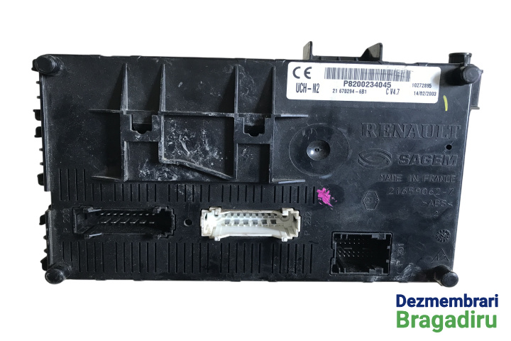 UCH calculator confort Cod: 8200234045 8200234045 Renault Clio 2 [facelift] [2001 - 2005] Hatchback 5-usi 1.5 dCi MT (82 hp) Cod motor: K9K-B7-02