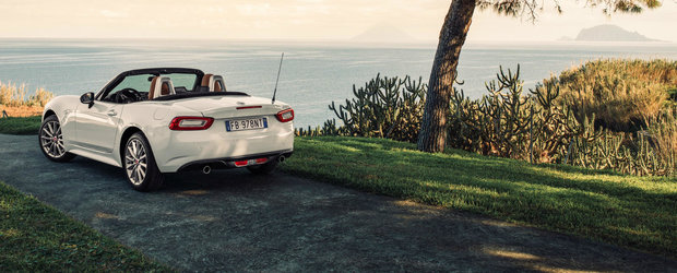 Uita complet de frigul de afara cu aceste fotografii pline de culoare ale noului Fiat 124 Spider