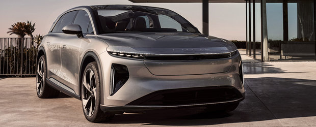 Uita de Tesla Model X! Lucid prezinta oficial noul Gravity cu peste 800 de cai putere, pana la sapte locuri si autonomie de 708 kilometri. Cat costa