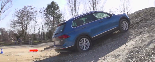 Uite ca la Volkswagen se poate! Noul Tiguan urca fara probleme o rampa!