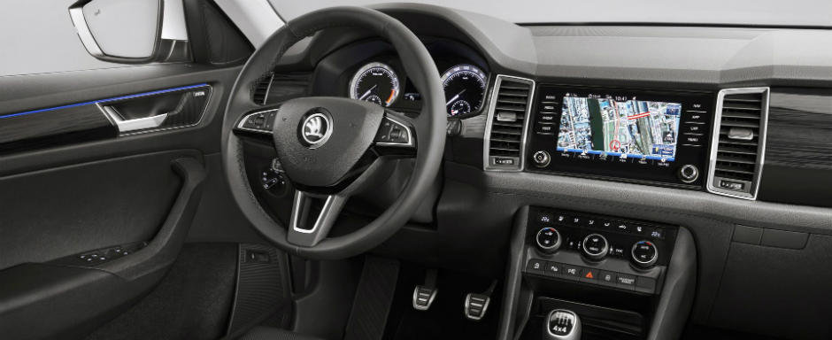 Uite cum arata interiorul Skodei Kodiaq, primul SUV al cehilor care se lanseaza peste 2 zile Uite cum arata interiorul Skodei Kodiaq, primul SUV al cehilor care se lanseaza peste 2 zile