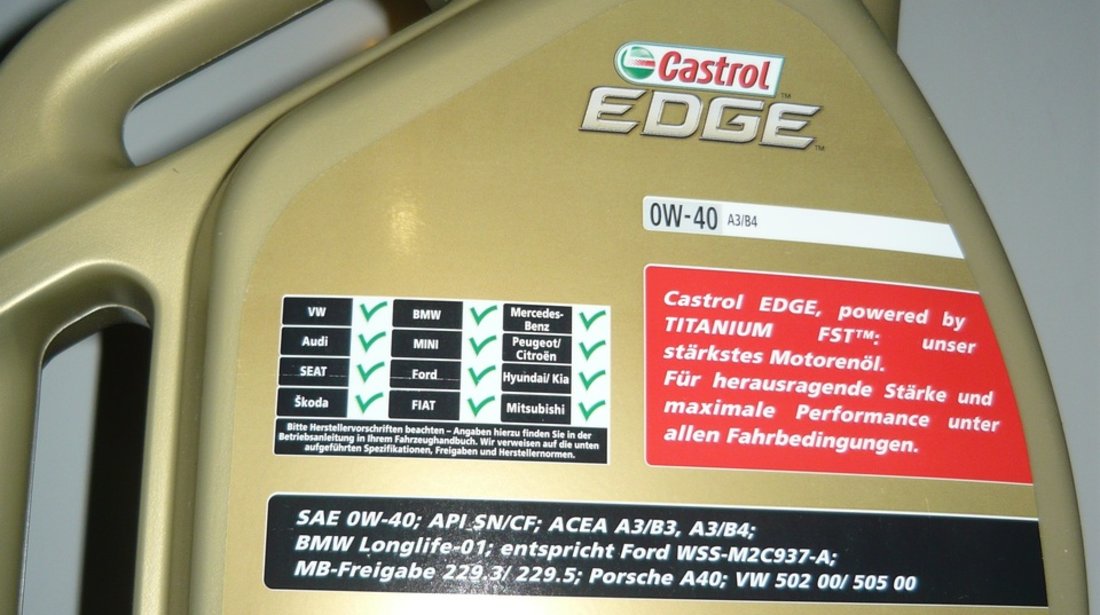 Ulei castrol 0W-40 - 5 L