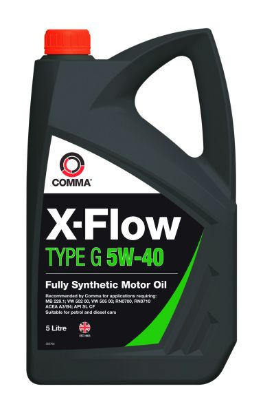 Ulei de motor Comma X-FLOW G 5W-40 Sintetic, 5L