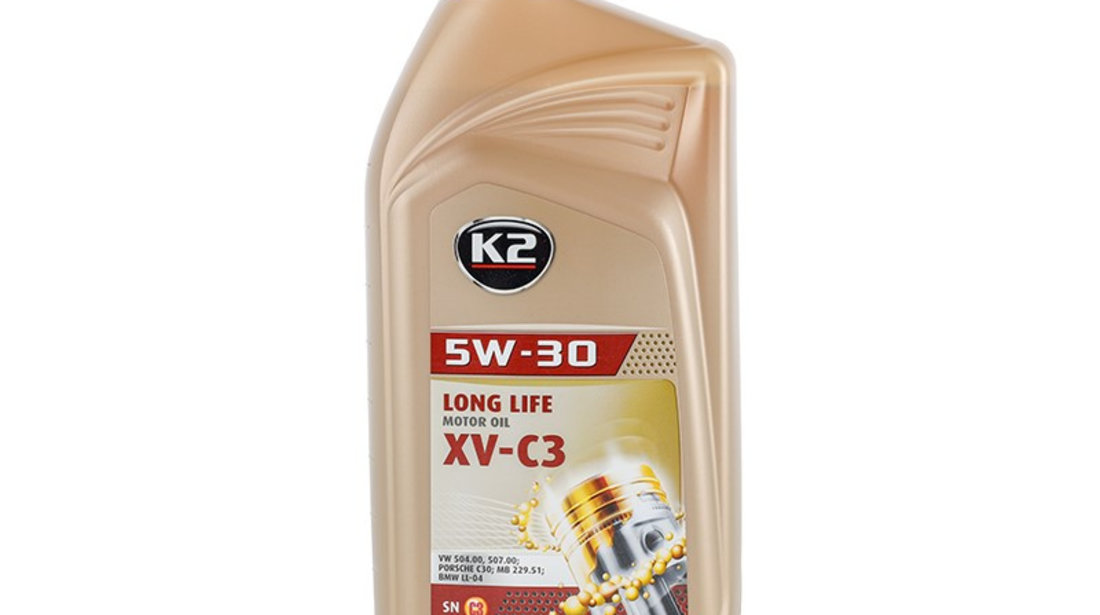 Ulei De Motor K2 Texar 5w-30 Xv-c3, 1l K2-04335