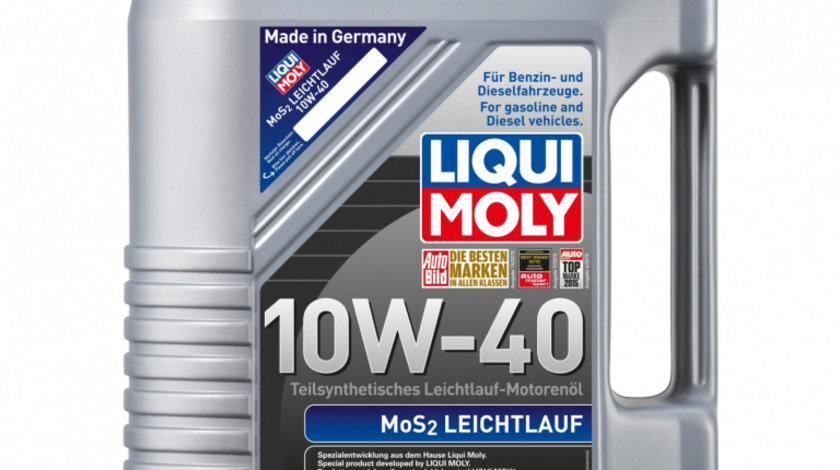 Ulei de motor Liqui Moly Leichtlauf cu MOS2 10W-40, 5L