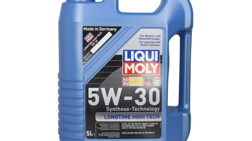 Ulei de motor Liqui Moly Longtime High Tech 5W-30 , 5L