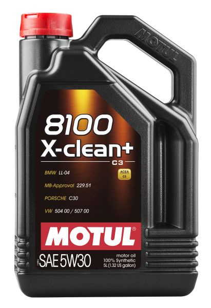 Ulei de motor Motul 8100 X-CLEAN+ 5W-30 , 5L