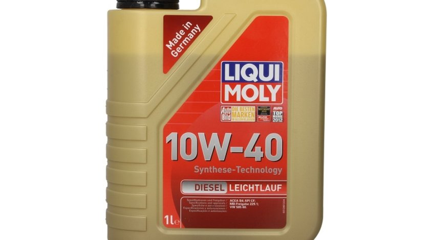 Ulei de motor PEUGEOT J5 Autobus 280P Producator LIQUI MOLY DIESEL LEICHTL. 10W40