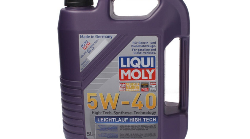 Ulei de motor PEUGEOT J5 Autobus 280P Producator LIQUI MOLY LEICHTLAUF HT 5W40