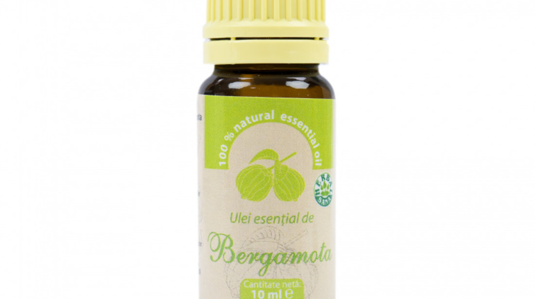 Ulei esential de Bergamota (Citrus bergamia), 100% pur fara adaos, 10 ml PNI-UBE-10