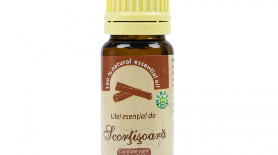 Ulei esential de Scortisoara (Cinnamomi cassiae aetheroleum) 100% pur fara adaos 10 ml PNI-USC-10
