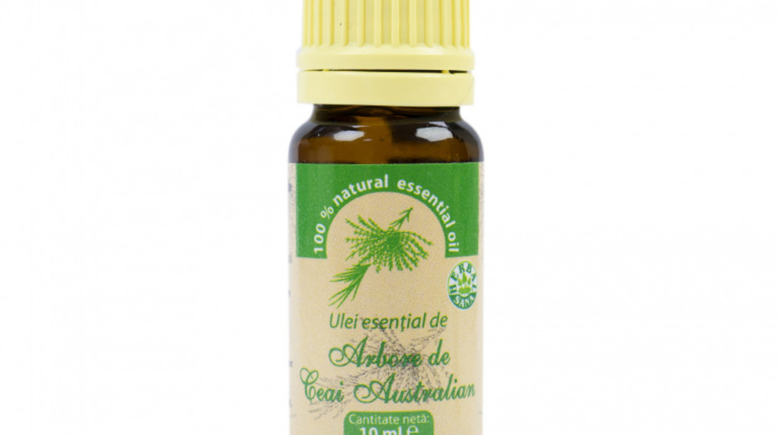 Ulei esential de Tea Tree (Arbore de Ceai), 100% pur fara adaos, 10 ml PNI-UTT-10