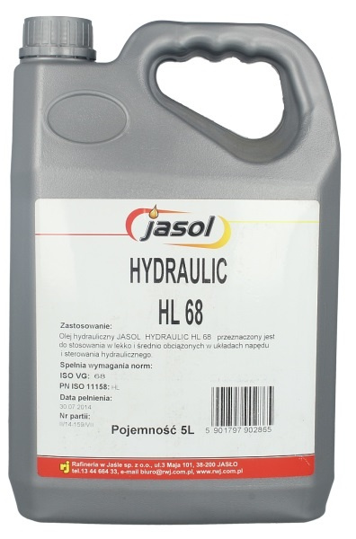 Ulei Hidraulic RWJ Jasol HL 68 5L