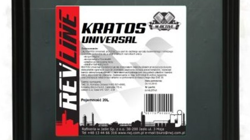 Ulei Hidraulic RWJ Rev Line Kratos Universal PTF 30 20L