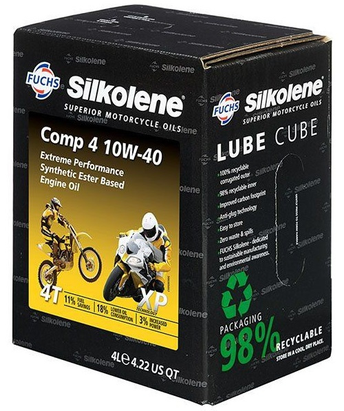 Ulei Motor 4T Moto Silkolene COMP 4 10W40 - XP 4L CUBE