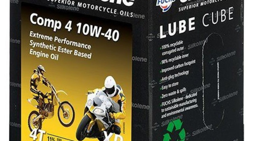 Ulei Motor 4T Moto Silkolene COMP 4 10W40 - XP 4L CUBE