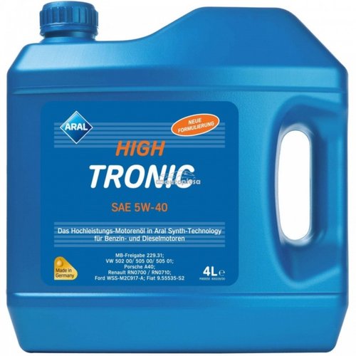 Ulei motor ARAL High Tronic 5W40 4 L 154FE7 piesa NOUA