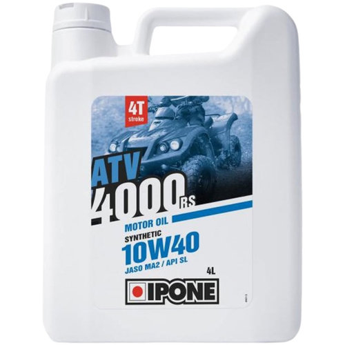 Ulei Motor Atv Ipone 4000 RS 4T 10W-40 Semi-Synthetic 4L 800168