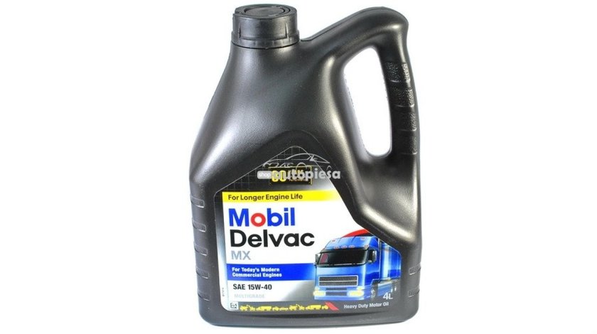 Ulei motor camion MOBIL DELVAC MX 15W40 4L DELVAC MX 15W40 4L piesa NOUA