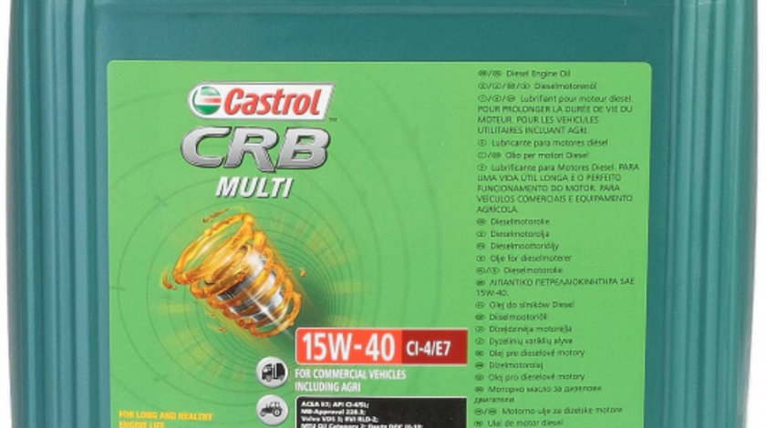 Ulei Motor Castrol CRB Multi 15W-40 CI-4/E7 20L 15BA1B