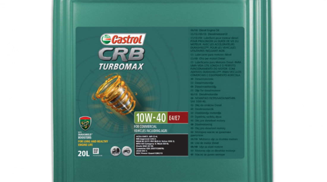 Ulei motor Castrol CRB Turbomax 10W-40 E4/E7 20L