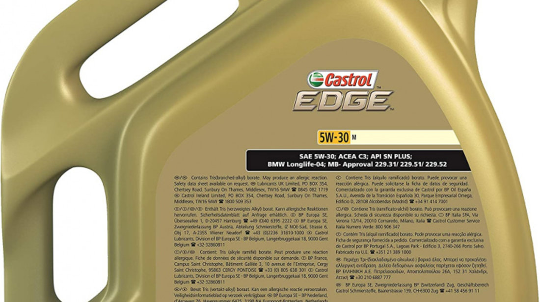 Ulei Motor Castrol Edge 5W-30 M 4L 15BF69