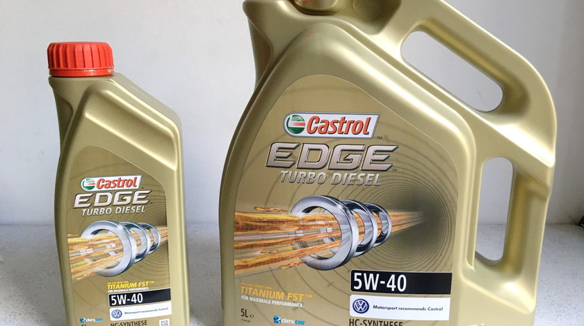 Ulei Motor - Castrol Edge 5w40 / Pumpe - Duse VW 505 01 * Import Germania *