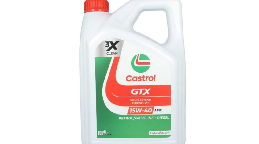 Ulei motor Castrol GTX A3/B3 15W40 4L 14F732 piesa NOUA