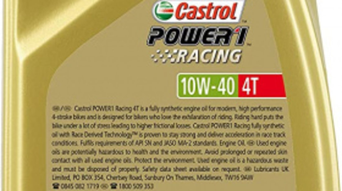 Ulei Motor Castrol Power 1 4T 10W-40 1L 15043E