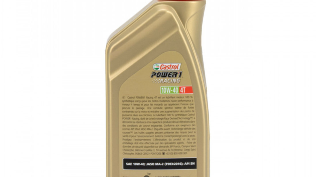 Ulei Motor Castrol Power 1 Racing 10W-40 4T 1L 14E94A