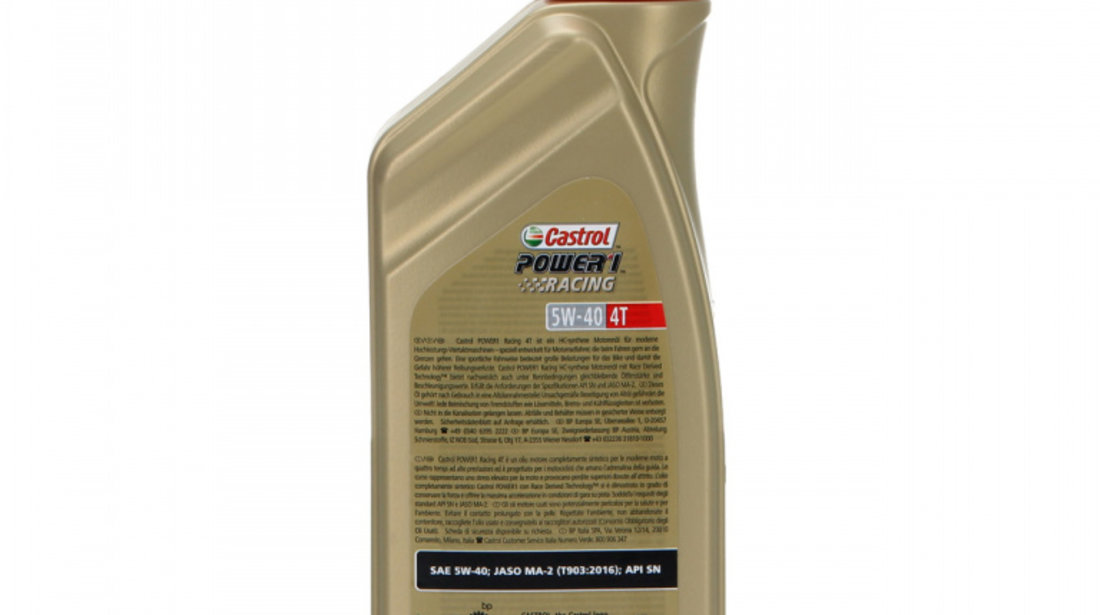 Ulei Motor Castrol Power 1 Racing 5W-40 4T 1L 14EAFF