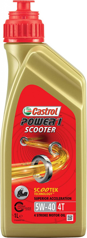 Ulei Motor Castrol Power 1 Scooter 5W-40 4T 1L 154F86