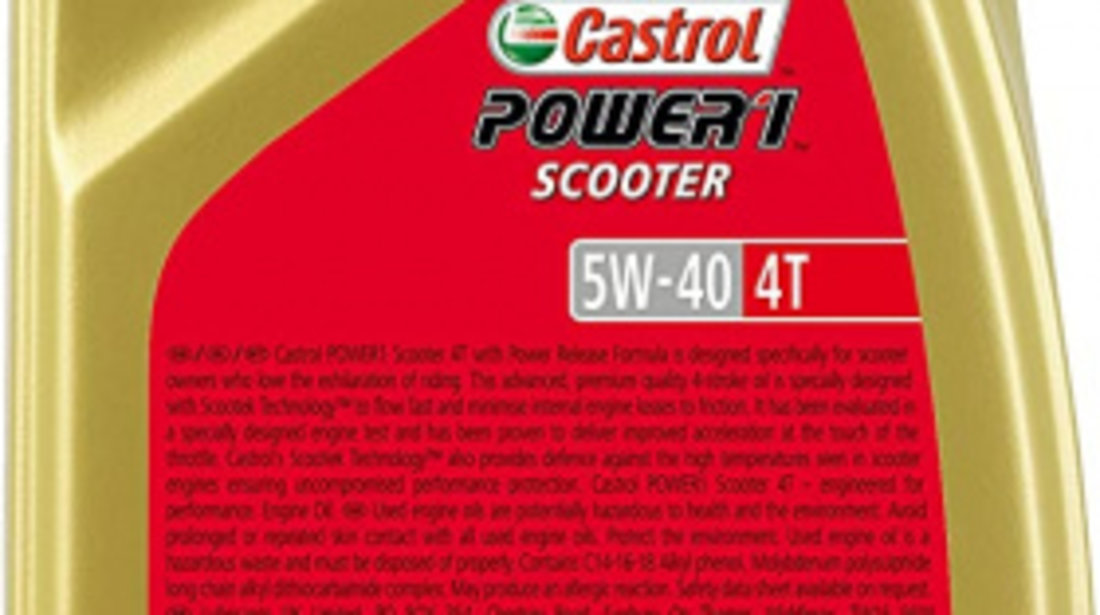 Ulei Motor Castrol Power 1 Scooter 5W-40 4T 1L 154F86