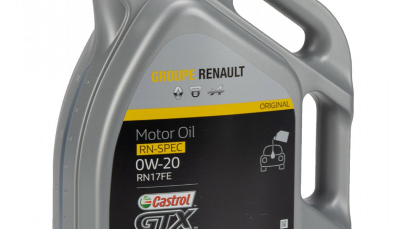 Ulei motor Castrol Renault GTX 0W-20 5L 7711943674