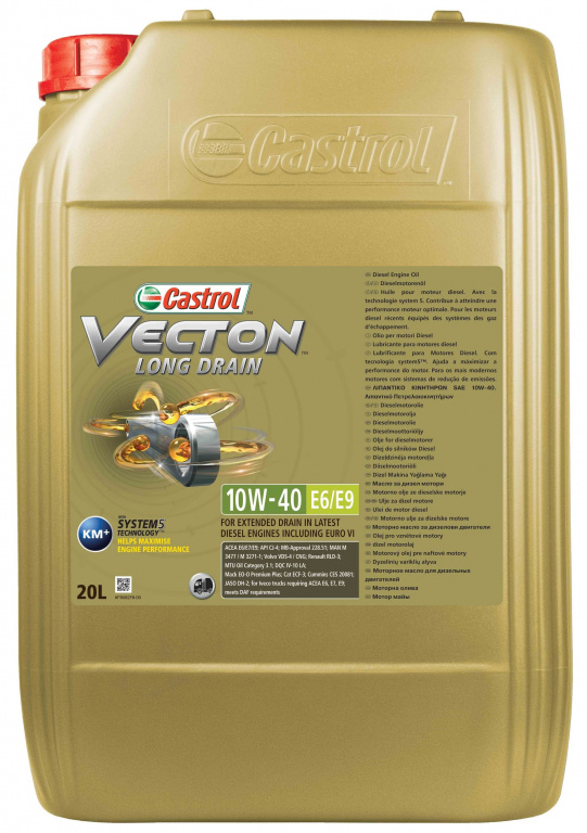 Ulei Motor Castrol Vecton Long Drain 10W-40 E6/E9 20L