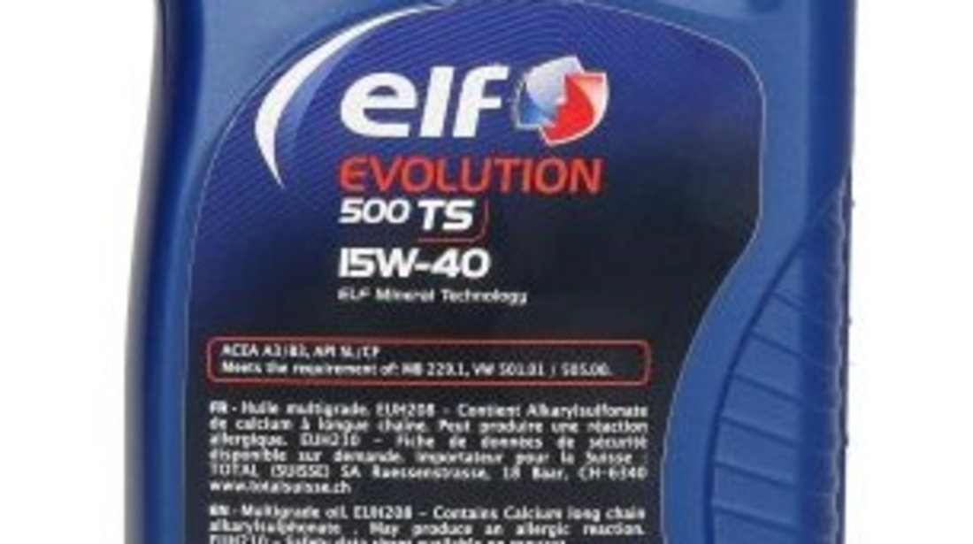 Ulei Motor Elf Evolution 500 TS 15W-40 1L