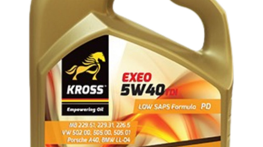 Ulei Motor Kross Exeo 5W-40 Tdi 4L 25579