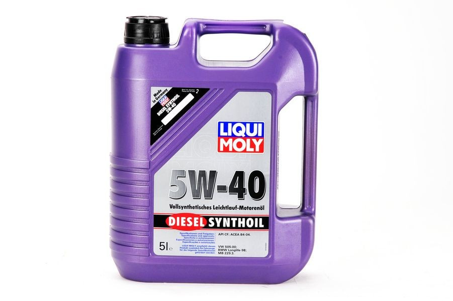 Ulei motor Liqui Moly Diesel Synthoil 5W40 5L 1341 piesa NOUA