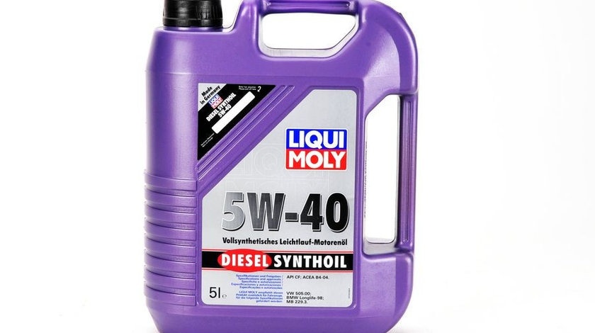 Ulei motor Liqui Moly Diesel Synthoil 5W40 5L 1341 piesa NOUA