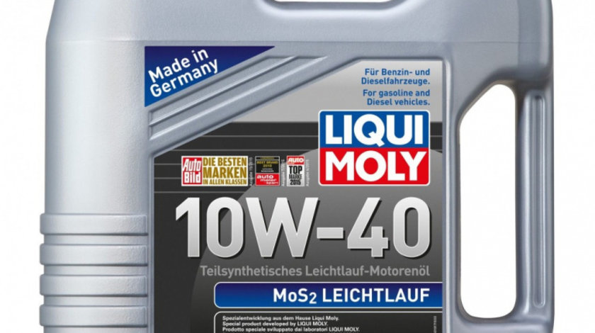 Ulei motor Liqui Moly Leichtlauf cu MOS2 10W40 4L 2627 piesa NOUA